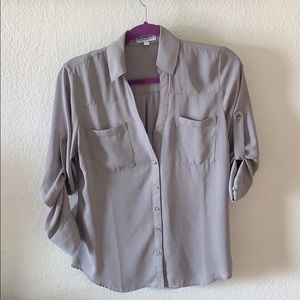 Express gray portofino blouse